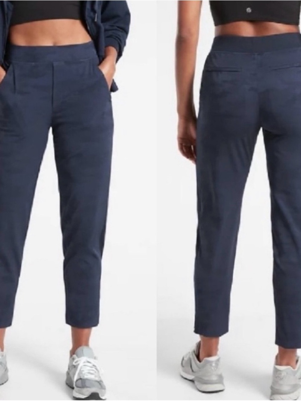 Athleta Brooklyn Textured Jogger in Navy